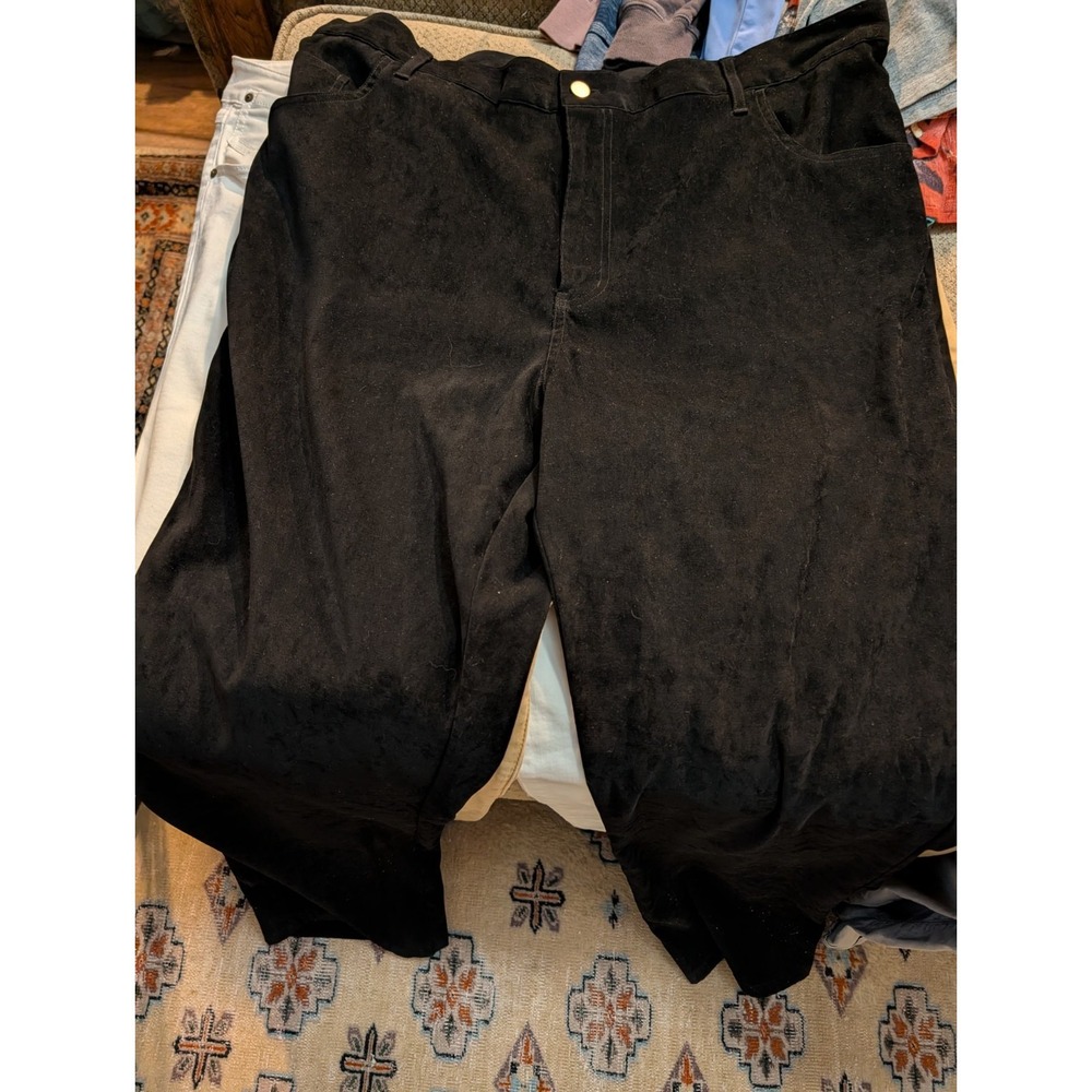 Envision Avenue Women's Pants Dress Suede Waist 40" Inseam 31" No Other Size Tag
